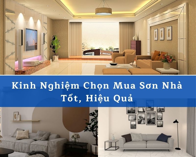 Kinh Nghiệm Chọn Sơn Tường Nhà Đẹp & Lưu Ý Khi Sơn Nhà
