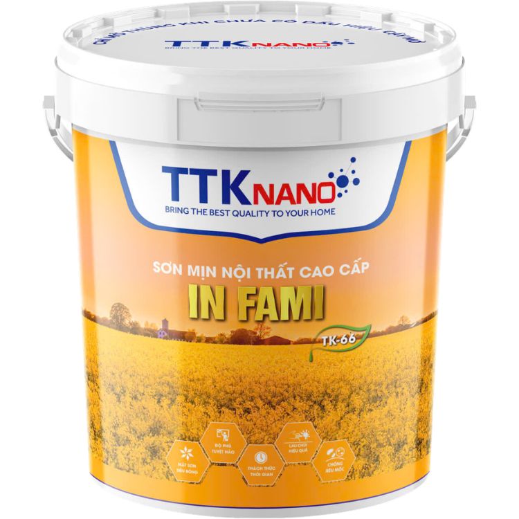 Sơn Mịn Nội Thất Cao Cấp IN FAMI
