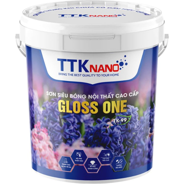 Sơn Siêu Bóng Nội Thất Cao Cấp GLOSS ONE