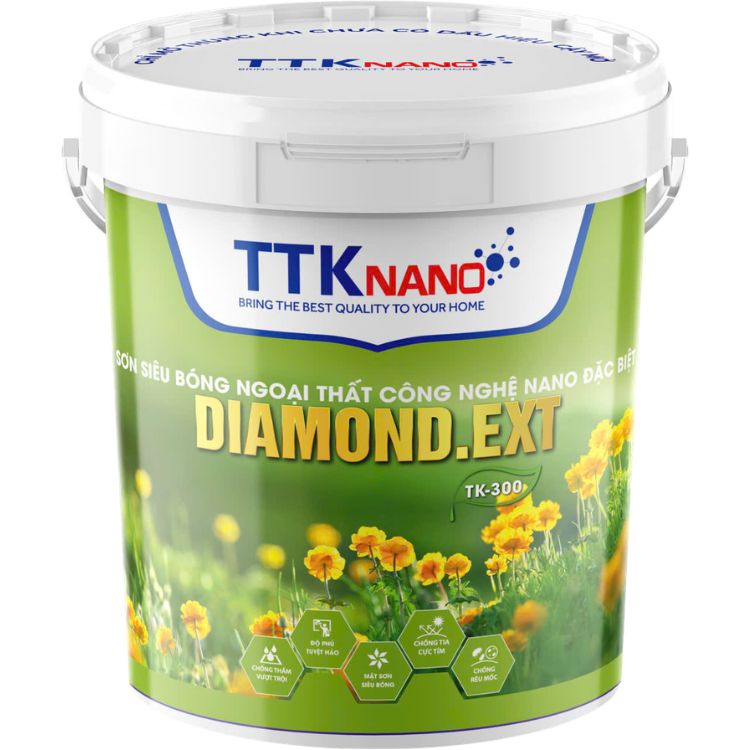 Sơn Siêu Bóng Ngoại Thất Công Nghệ Nano Đặc Biệt DIAMOND.EXT